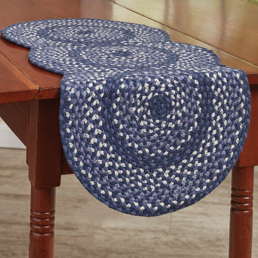 Bluestone Braided Table Runner 34